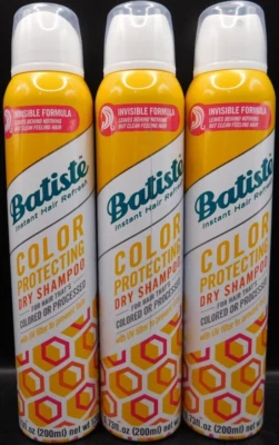 3 Pk Batiste Instant Hair Refresh Color Protecting Dry Shampoo 6.73Fl Oz Ea New - Image 1 of 4