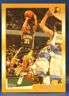 1998-99 Topps Indiana Pacers Basketball Card #158 Reggie Miller - Image 1 of 2