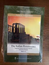 The Great Courses/The Italian Renaissance Parts 1-3/6 CDs with Guidebook/Sealed