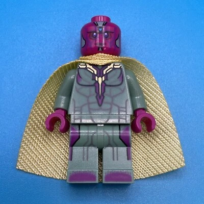 Lego Marvel Super Heroes Vision Minifigure 76032 Azure Blue Dot - Image 1 of 3
