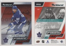 2020 Parkhurst Prominent Prospects Red /10 Nick Robertson #PP22 Rookie Auto RC