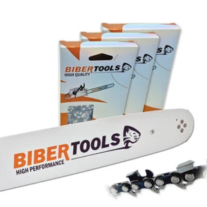 3x Sägeketten + Schwert 40cm 3/8"LP 1,3mm 56TG f. OLEO-MAC-EFCO MT 3500 S VM - Bild 1 von 5