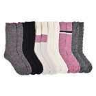 Red, Black Lucky Brand Ladies' Boot Sock, 6-pc