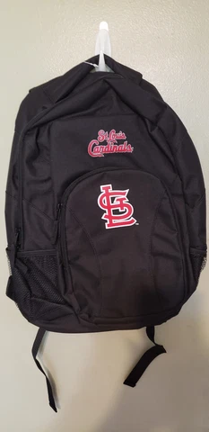 ST LOUIS CARDINALS BLACK STYLE BACK PACK NEW Cover