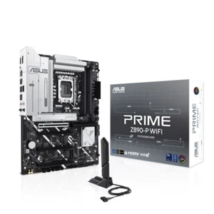 ASUS PRIME Z890-P Wifi Intel LGA 1851 DDR5 ATX PCIe x16 Wi-Fi7 Mainboard Schwarz - Bild 1 von 5