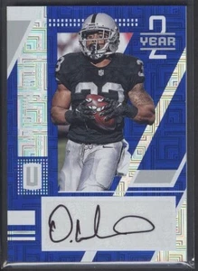 2017 Unparalleled DeAndre Washington Escher Squares #/10 Auto Raiders Autograph - Picture 1 of 2