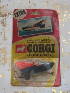 1967 CORGI JUNIORS BATBOAT BATMAN & ROBIN #1003 DIE-CAST SCALE MODEL CAR TOY #8 - Picture 1 of 7