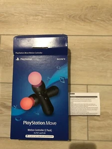 PS4 move controller 2 pack empty box and manual only - Picture 1 of 3