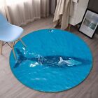 3D Blue Ocean Whale NA13373 Game Rug Mat Elegant Photo Carpet Mat Fay