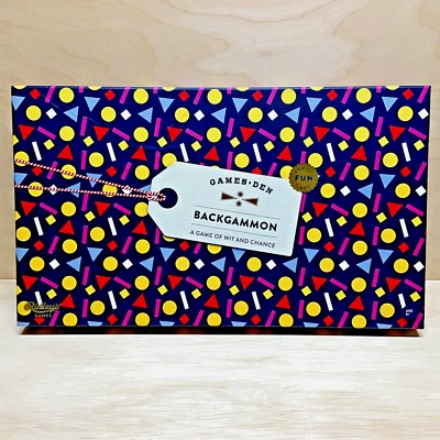 Backgammon Ridley’s Ancient Game of Wit & Chance COMPLETE Classic Board Game - Image 1 of 4