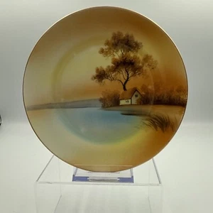 VTG hand painted in Japan Noritake 6-1/2” plate cabin near the lake collection - Picture 1 of 10
