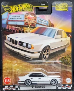 HOTWHEELS Premium Boulevard 1:64 Diecast Car 118 - '91 BMW M5 - JBL24 - Picture 1 of 2