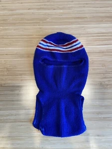 Vintage Knit Robber Ski Mask 1 Hole Ski-Doo Arctic Cat Type Balaclava 80s 90s - Picture 1 of 5
