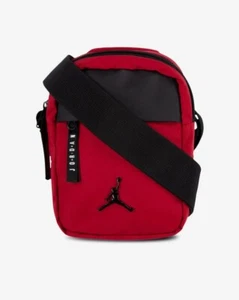 Nike Air Jordan Jumpman Airborne Festival Hip Sling Bag Black Red Unisex - Picture 1 of 11