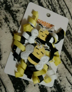 Gymboree Busy Little Bee Hair Clips Size 3 4 5 6 7 NWT - Picture 1 of 4