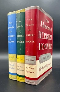 The Memoirs of Herbert Hoover: Complete Three Volume Set - Picture 1 of 3