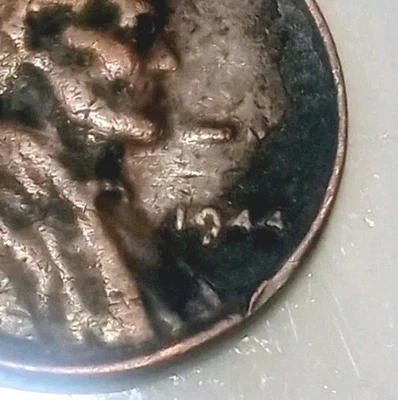 1944 P Planchet? 2.3G,NonMag,MintError Coin,Linc.Wheat Cent Penny,Free Shipping! - Image 1 of 4