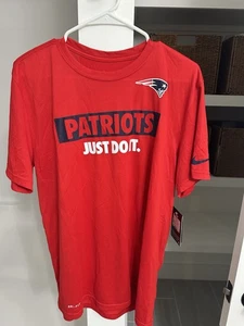 Nike Patriots "Just Do It" Shirt - Large - Bild 1 von 5