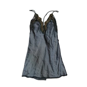 Victoria's Secret Damen Dessous Schlupfkleid schwarz Spitzenbesatz Größe L - Bild 1 von 3