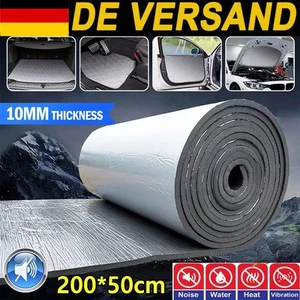 10mm Schalldämmung Selbstklebend 2m KFZ Dämmmatte Isolierung Schallschutzschaum - Bild 1 von 11