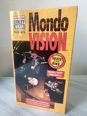 NEW SEALED Mondo Vision Vintage Skateboarding VHS 1989 BMX Gonz Gator Foto 1 de 4