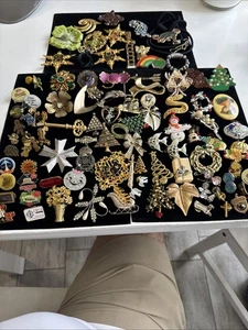 Vintage Hut Anstecknadeln & Broschüre 50 Lot Mix - Bild 1 von 18