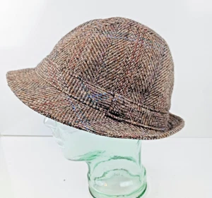 Vintage Pendleton Woolen Mills grau Wolle Fedora Größe 7 1/4 Tweed - Bild 1 von 7