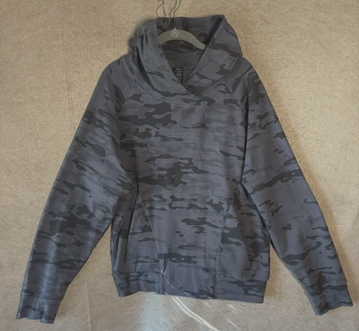 Alphalete камуфляж толстовка с капюшоном мужской размер M серый пуловер кенгуру карман логотип эластичной - Изображение 1 из 4