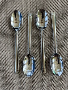 Oneida Sunnybrook Edelstahl 4er Set ovale Suppenlöffel Besteck - Bild 1 von 3