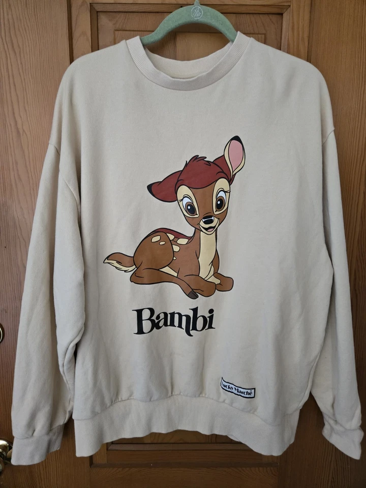 Sudadera Lucky Marche Disney BAMBI Cuello Redondo Mediana 100% Algodón Foto 1 de 4