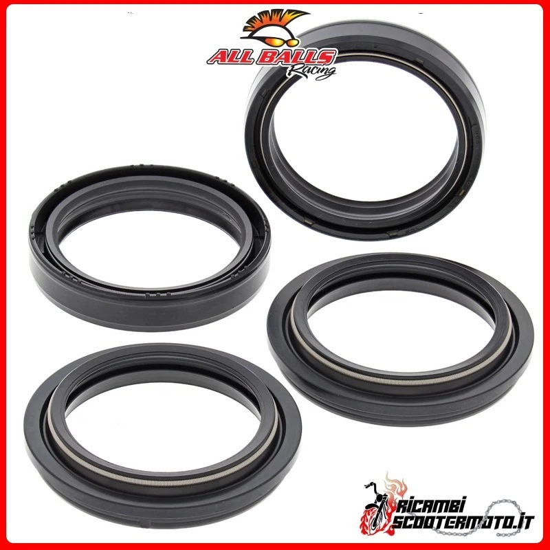 KIT PARAOLI E PARAPOLVERE FORCELLA ALL BALLS KAWASAKI ZX 9R NINJA 2001 56-150#73 Foto 1 de 1