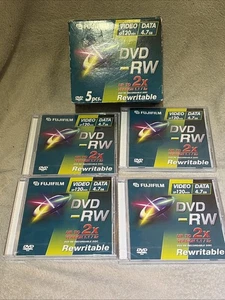 Fujifilm DVD-RW JEWEL CASE X 4 PACK (4.7GB 2X) - Picture 1 of 7