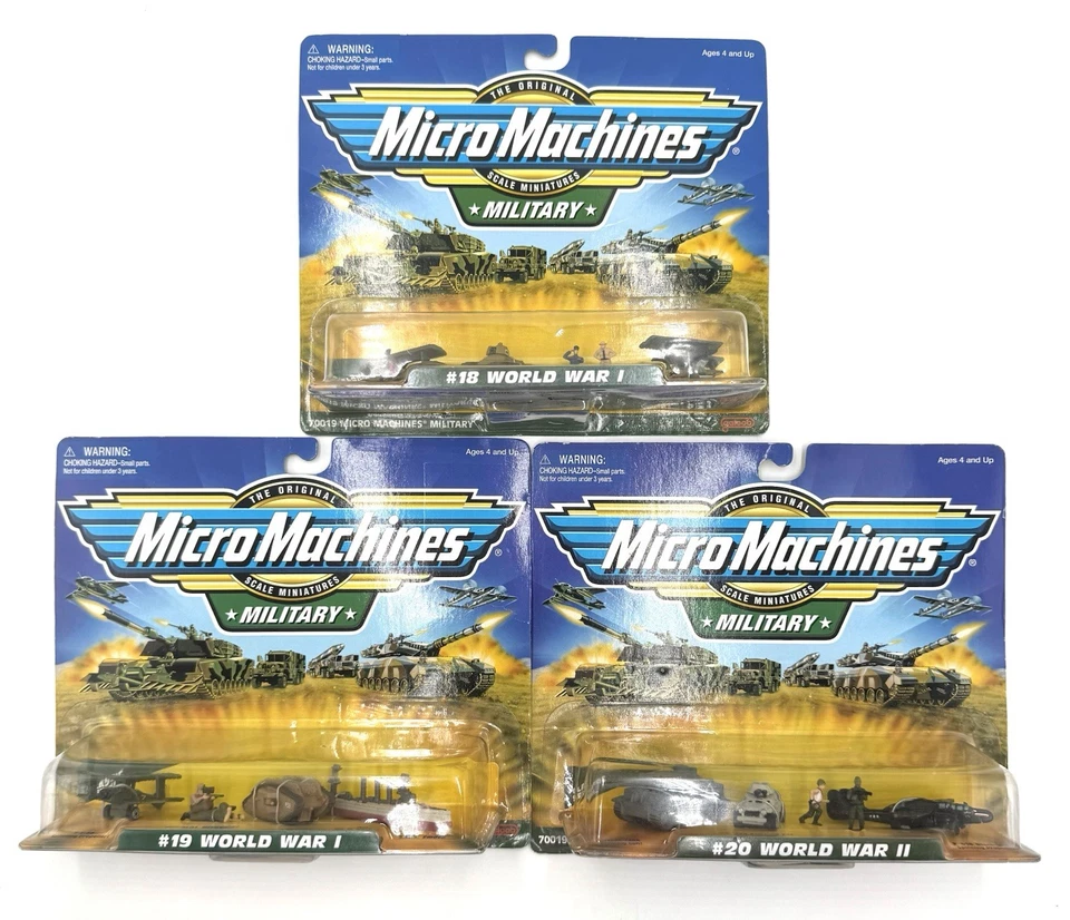 Micro Machines Military Sets #18 #19 #20 - Lot of 3 Bundle NIB New In Box Sealed - Image 1 of 4