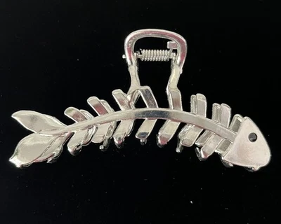 Металлическая рыбья кость скелет волос коготь зажим аксессуар Updo - Изображение 1 из 4