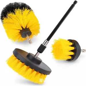3pcs Drill Brush Attachment Set-Car Interior Detailing Kit Power Scrubber Brush - Picture 1 of 6