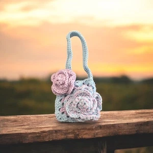child's crocheted purse, - Picture 1 of 2