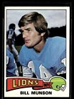 1975 Topps Bill Munson Detroit Lions #172