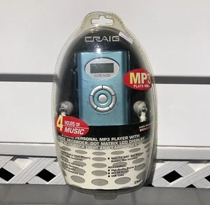 Craig 256MB Personal MP3 Player Model CMP1244 Teal Color New Old Stock - Picture 1 of 12