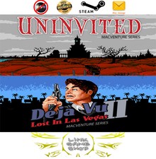 Uninvited: macventure series + déjà vu II: macventure series pc digitalsteam key