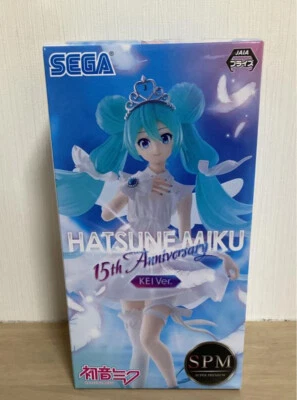 Miku 15 Aniversario KEI Ver. Figura SPM Japón Auténtica SEGA Hatsune Miku Foto 1 de 4