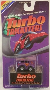 1980's Tonka Turbo Tricksters #040 Volkswagen Purple #68 VW Beetle MOC c1989 - Picture 1 of 2