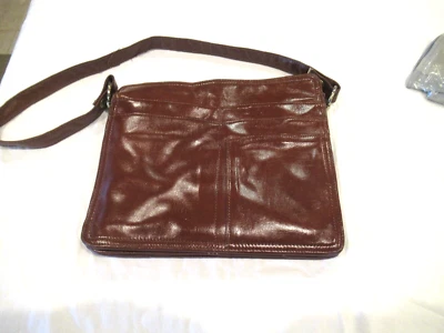 Monedero Empress vinilo marrón, muchos bolsillos, c. años 70 Foto 1 de 4