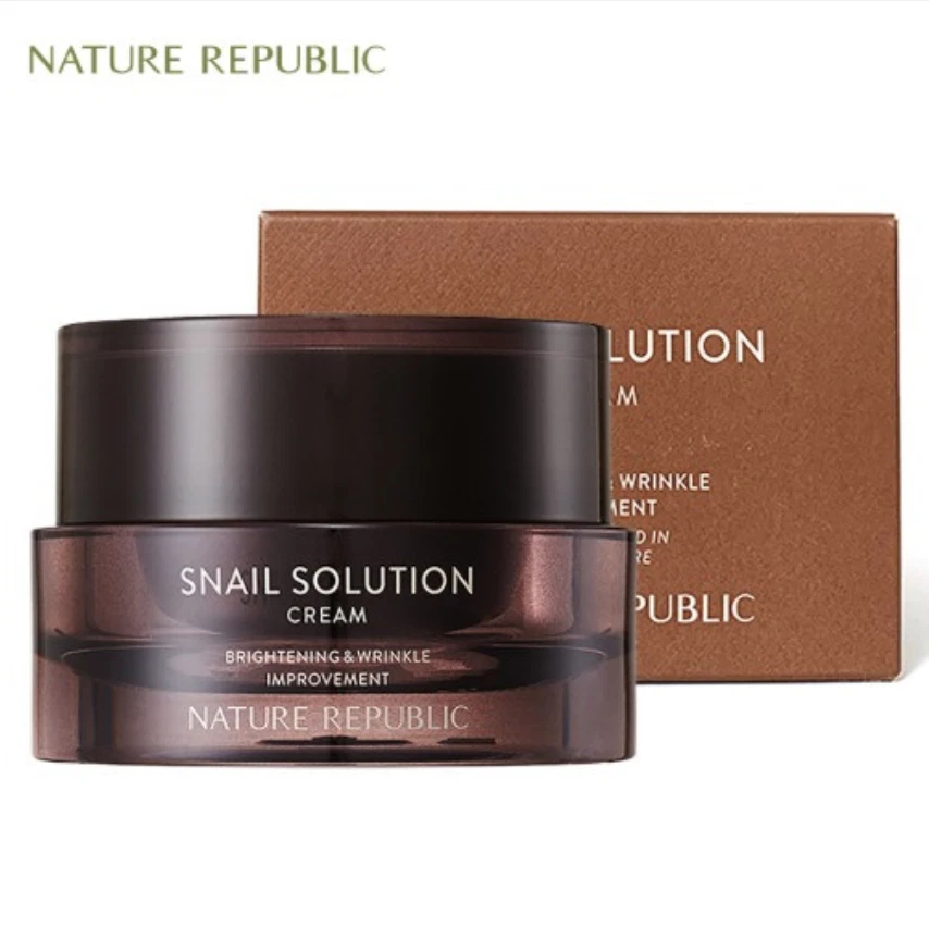 [Nature Republic] Crema Solución Caracol 52 ml Hidratación y Nutrición / Corea-Belleza Foto 1 de 4