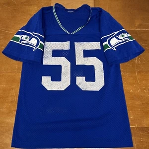 Vintage Seahawks Jersey Mens Large Rawlings Blue - Picture 1 of 10