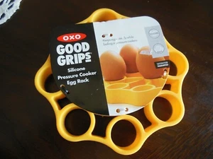 OXO *Good Grips Silicone Pres. Cooker  Egg Rack /  Hot Pot Trivet *Free Shipping - Picture 1 of 6