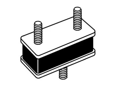 Переднее левое крепление двигателя для Plymouth Fury II 1968-1970 69969GQSQ 1969 3,7 л 6 цилиндров - Изображение 1 из 2
