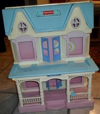 vintage plastic dollhouse