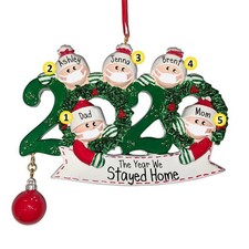 2020 Xmas Christmas Santa Claus Hanging Ornaments Charm Family Decoration