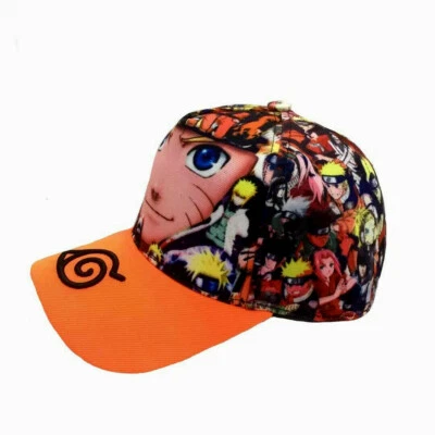 Naruto Hat Cap Snapback Mens Boys Headwear Ninja Shinobi Anime Cartoon Gaming - image 1 of 4