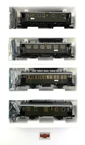 PT165 - ROCO H0 44821/25/29/33 - LOTE 4 COCHES VIAJEROS DRG 2ª/3ª/POSTAL/EQUIP. - Imagen 1 de 2
